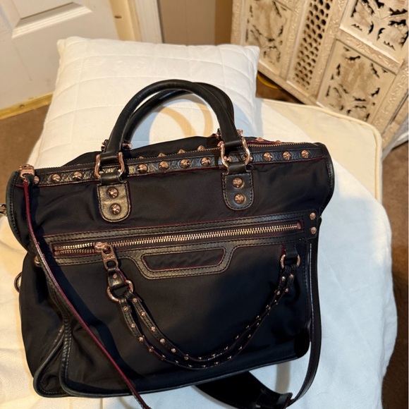 MZ Wallace Handbags - MZ Wallace large black rock stud